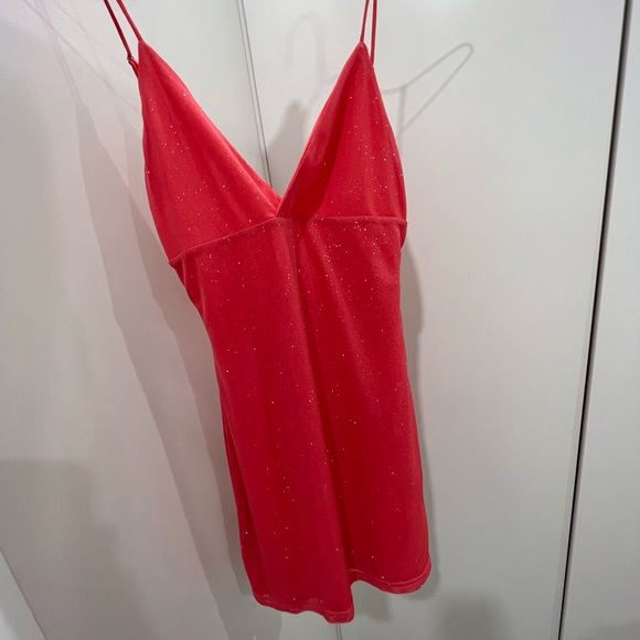 superdown Sydney Sparkle Mini Dress in Pink Size Small - Picture 6 of 8